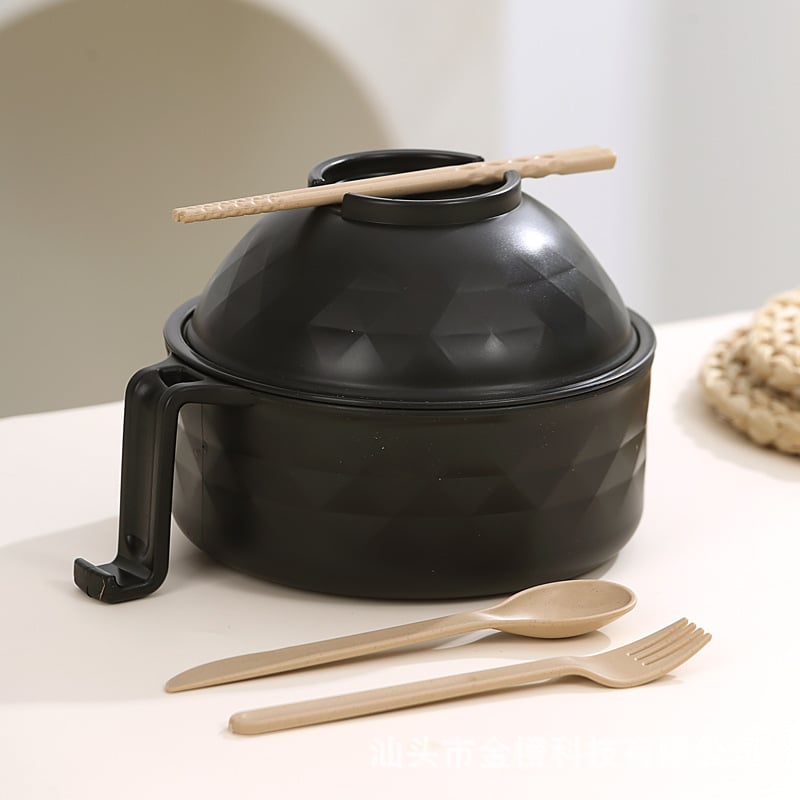 ⏳LAST DAY SALE 50% OFF!⏰🔥 Ramen Cooker Ramen Bowl Set with Chopsticks🍜