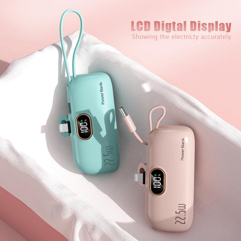 🔋✨FLASH SALE - ￡10.99!!👍5000mAh Mini Portable Charger Power Bank for phone