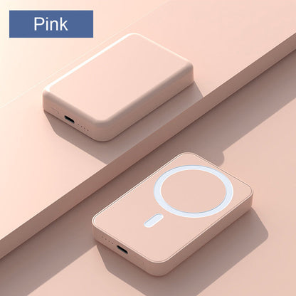 📢FLASH SALE !⏰50% OFF !! ⏰ Fast Charge Portable Wireless Magnetic Power Bank – 15W Fast Charging, Strong Magnetic Adsorption & High Capacity 📱