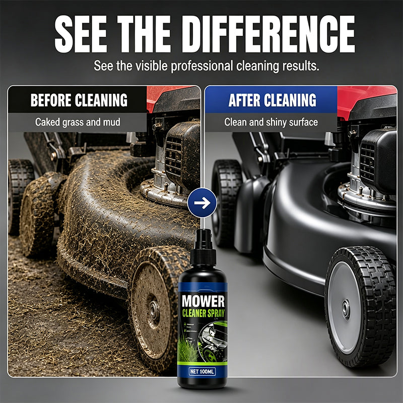 🌿50% OFF NOW ! ✨Heavy Duty Mower Cleaner Degreaser – Cleaning & Maintenance Shield, Remove Gunk, Invisible Protective Barrier for Garden Lawn Equipment