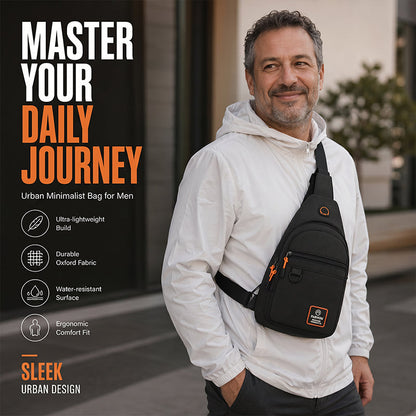 ⏰ LIMITED TIME 50% OFF! 🔥Waterproof Multi-pocket Crossbody Sling Bag