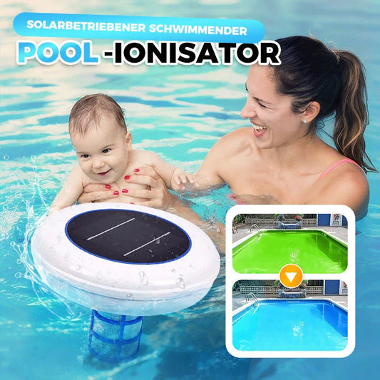 🏊‍♀️ 50% OFF NOW ! 💧NO MORE HARSH CHLORINE! Solar Pool Ionizer | Solar-powered copper-silver ion sanitizer, cuts chlorine by up to 85%, inhibits algae & bacteria, gentle on skin/eyes, just float in pool for crystal clean water🏖️