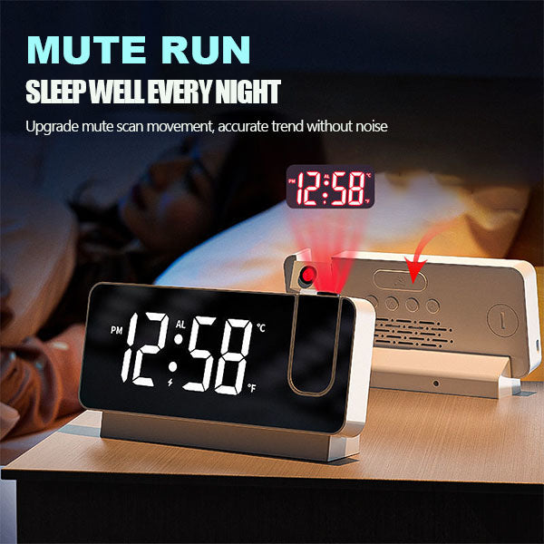 ⏳Limited-time 50% off⏰Smart Digital Projection Alarm Clock