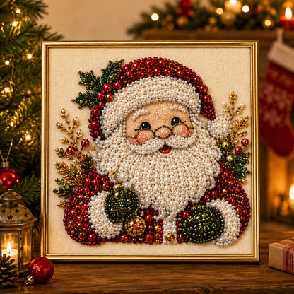 ⏳Limited-time Sale ￡7.99!!🎁💎DIY Christmas Pearl Diamond Art Kit🎨Relaxing & Beginner-Friendly🧘