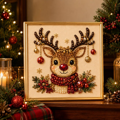 ⏳Limited-time Sale ￡7.99!!🎁💎DIY Christmas Pearl Diamond Art Kit🎨Relaxing & Beginner-Friendly🧘