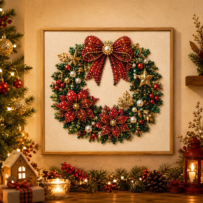 ⏳Limited-time Sale ￡7.99!!🎁💎DIY Christmas Pearl Diamond Art Kit🎨Relaxing & Beginner-Friendly🧘