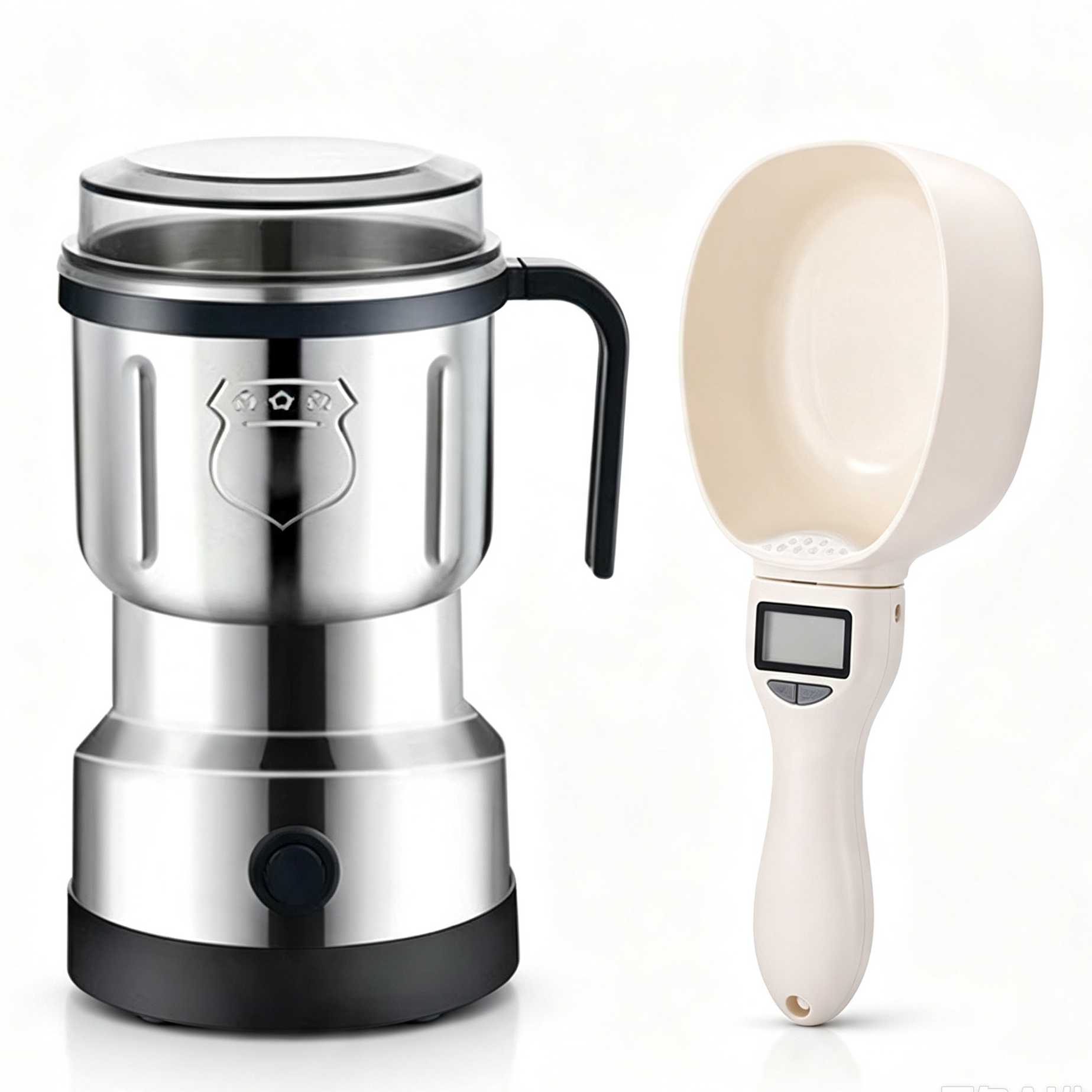 🌶️⚡ 50% Off! Multifunctional Electric Grinder—for spices, coffee, herbs, and nuts—stainless steel blades, one-touch grinding ✨