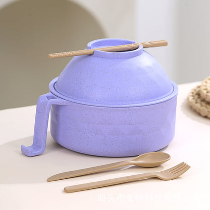 ⏳LAST DAY SALE 50% OFF!⏰🔥 Ramen Cooker Ramen Bowl Set with Chopsticks🍜