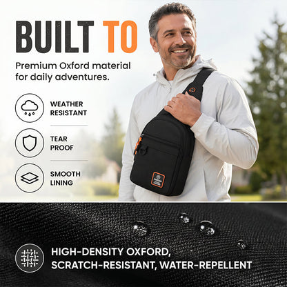 ⏰ LIMITED TIME 50% OFF! 🔥Waterproof Multi-pocket Crossbody Sling Bag