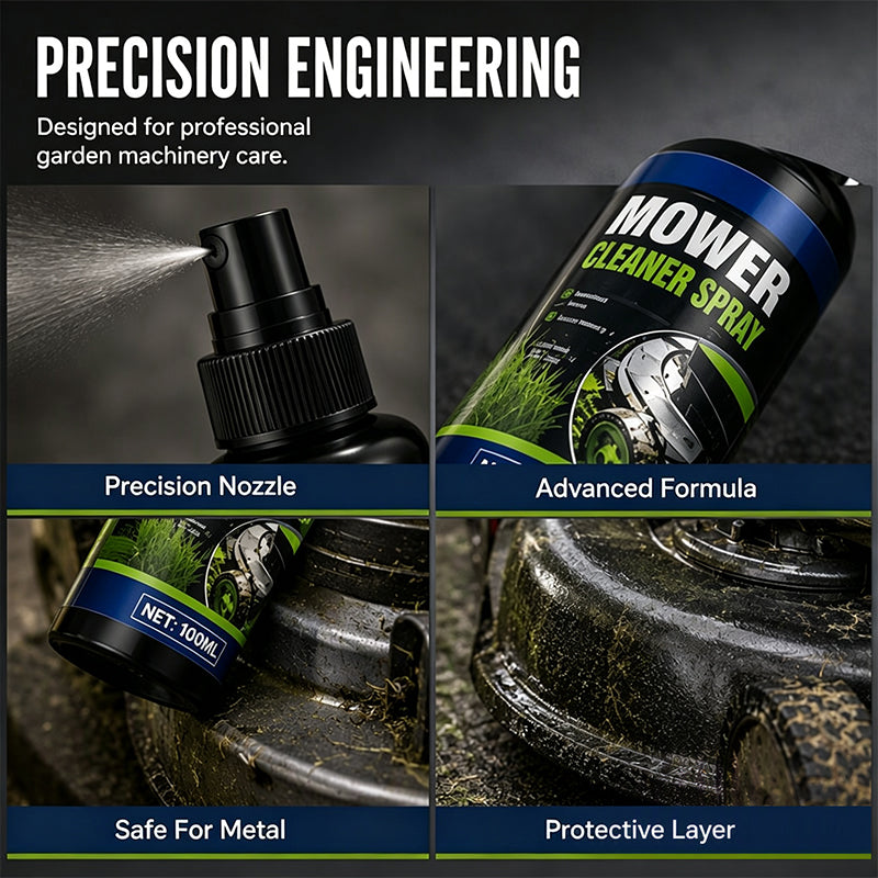 🌿50% OFF NOW ! ✨Heavy Duty Mower Cleaner Degreaser – Cleaning & Maintenance Shield, Remove Gunk, Invisible Protective Barrier for Garden Lawn Equipment