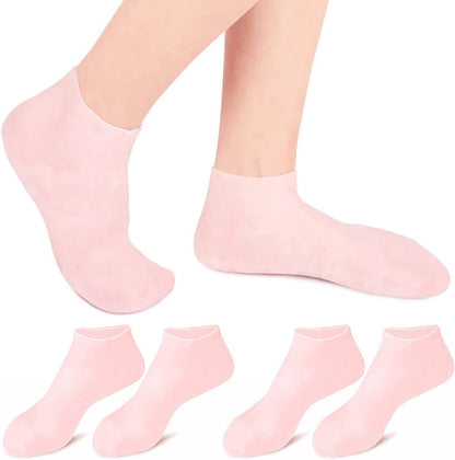 ✨ 50% OFF! Moisturizing Foot Mask Socks – Silicone gel locks in moisture, releases plant oils. Softens cracks & rough skin – wear with shoes for all‑day care! 🌿🧦