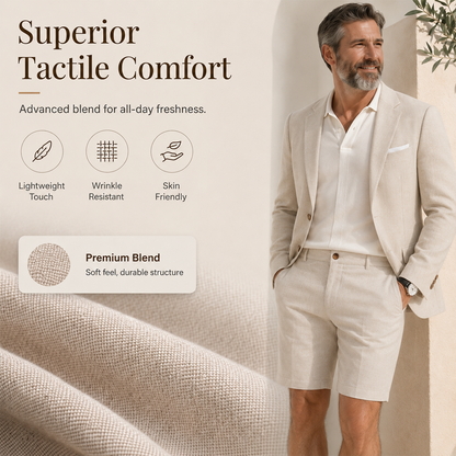 Men's Short Sleeve Suit 2-Piece Set
