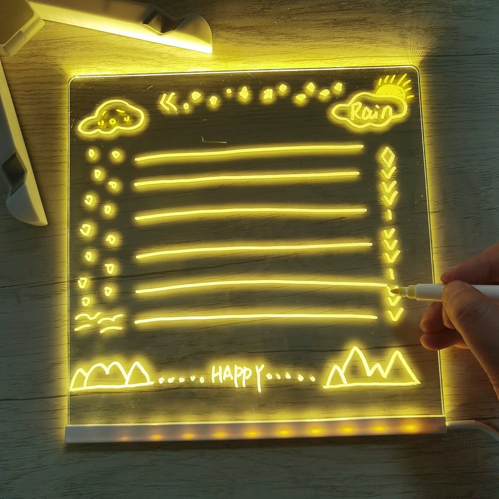 ✨LAST WEEK SPECIAL PRICE: ￡9.99!!⏳🎨Luminous Led Drawing Board For Children