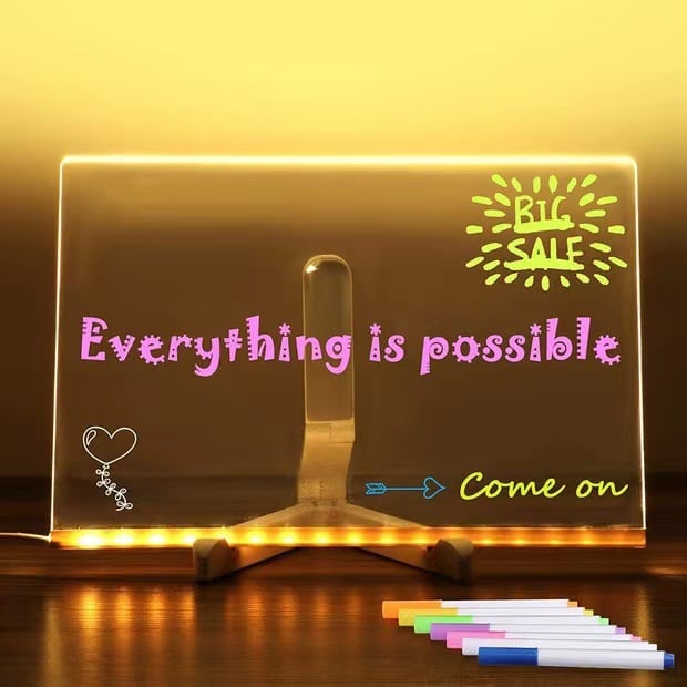 ✨LAST WEEK SPECIAL PRICE: ￡9.99!!⏳🎨Luminous Led Drawing Board For Children