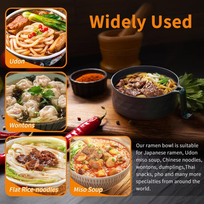 ⏳LAST DAY SALE 50% OFF!⏰🔥 Ramen Cooker Ramen Bowl Set with Chopsticks🍜