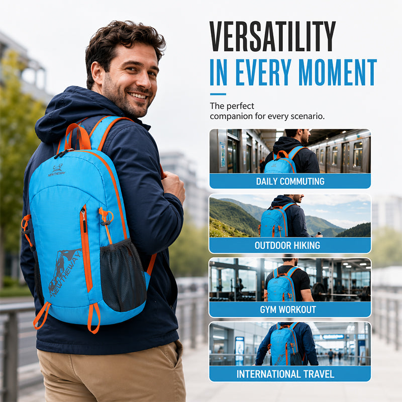 🏆 Last Day Special Price £9.99 ! 🎒Foldable Waterproof Camping Backpack