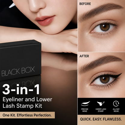 🥳2026 HOT SALE🥳💞50K+ SOLD!💄✨ 50% OFF! 3‑in‑1 Eyeliner & Lower Lash Stamp Kit – Stamp perfect wings & lashes in seconds. Waterproof, smudge‑proof. No steady hand needed! 👁️🖌️