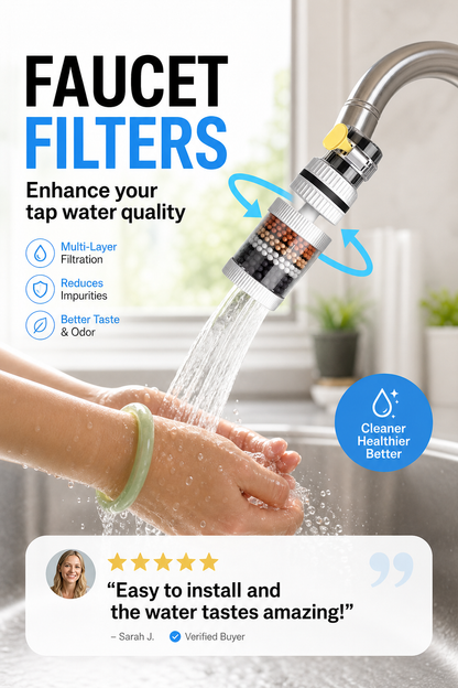 Faucet Filters - Enhance your tap water quality