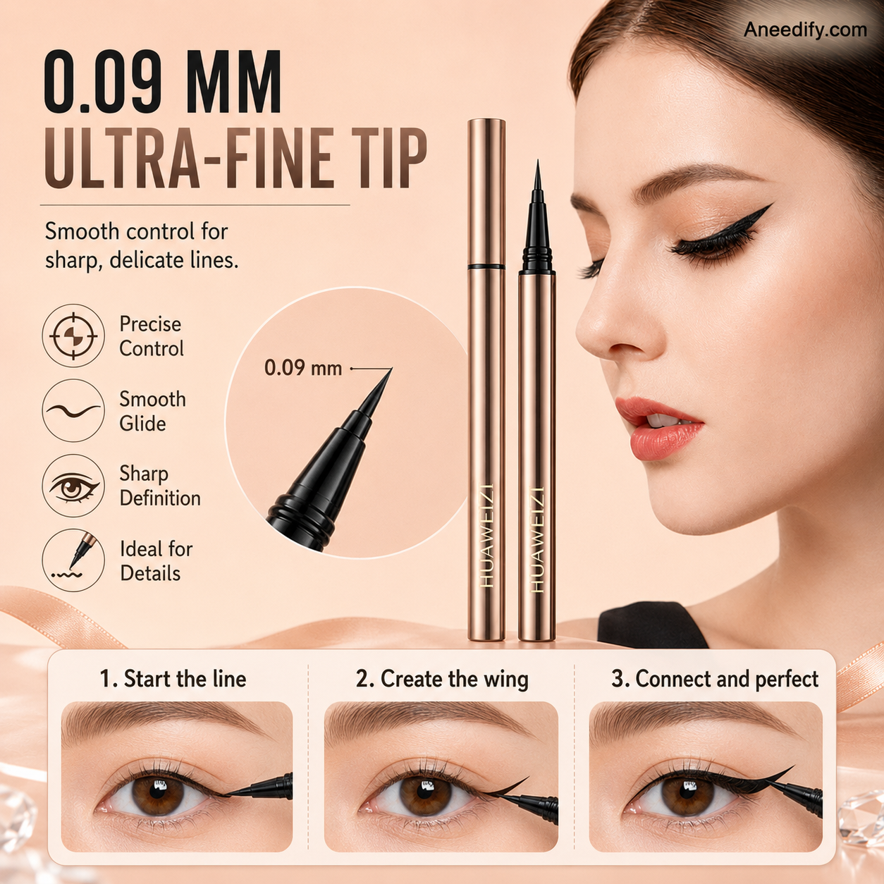 ✨️Red carpet makeup artists top pick, 50% off now! Non-smudging Waterproof Long-lasting Eyeliner Pencil