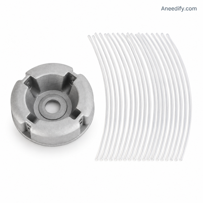 ⚙️ 50% OFF NOW! 🌿 Aluminum Trimmer Head – 4-Line Cutting & Universal Fit – Heavy-Duty & Easy Line Replacement 🏡