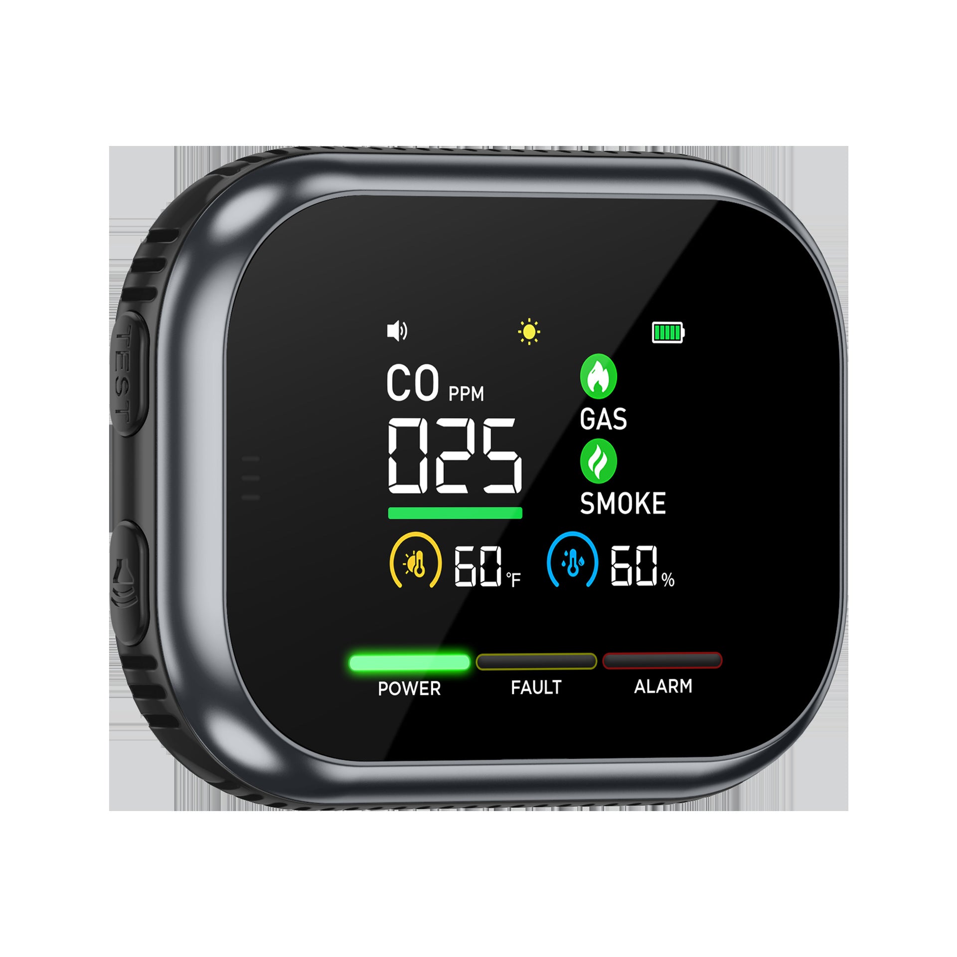 🔥50% OFF!🎉Portable Multi-Gas Alarm with LCD Display & Battery Backup