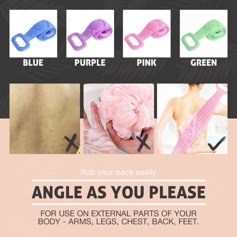 🥳2026 HOT SALE🥳💞50K+ SOLD!🚿🧽 50% OFF! Silicone Body Cleansing Brush – No bacteria trap, dries in minutes. Gentle exfoliation, deep pore clean. A hygienic upgrade for your daily shower! 🌿✨