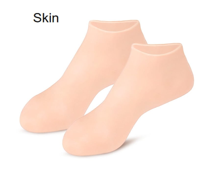 ✨ 50% OFF! Moisturizing Foot Mask Socks – Silicone gel locks in moisture, releases plant oils. Softens cracks & rough skin – wear with shoes for all‑day care! 🌿🧦