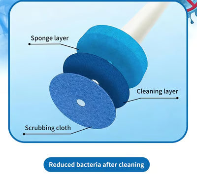 🔥LAST DAY SALE £6.99!!⚡50K+ SOLD!🚽💦Hands-Free Cleaning Gadget🧽Disposable toilet cleaning tool