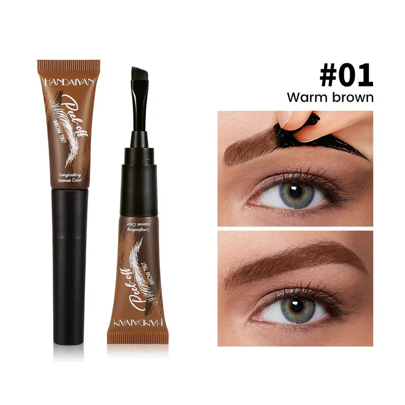 🥳2026 HOT SALE🥳💞50K+ SOLD!🌟🎨 LAST DAY – BUY 1 GET 1 FREE! Waterproof Brow Tint – Peel‑off, easy apply. Covers greys, shapes perfectly. A brow game changer! 🏆✨