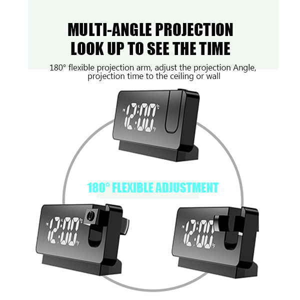 ⏳Limited-time 50% off⏰Smart Digital Projection Alarm Clock
