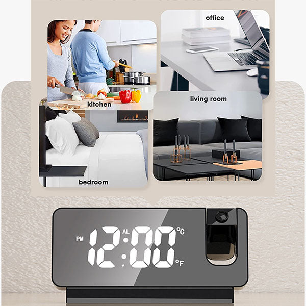 ⏳Limited-time 50% off⏰Smart Digital Projection Alarm Clock