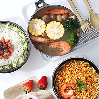 ⏳LAST DAY SALE 50% OFF!⏰🔥 Ramen Cooker Ramen Bowl Set with Chopsticks🍜