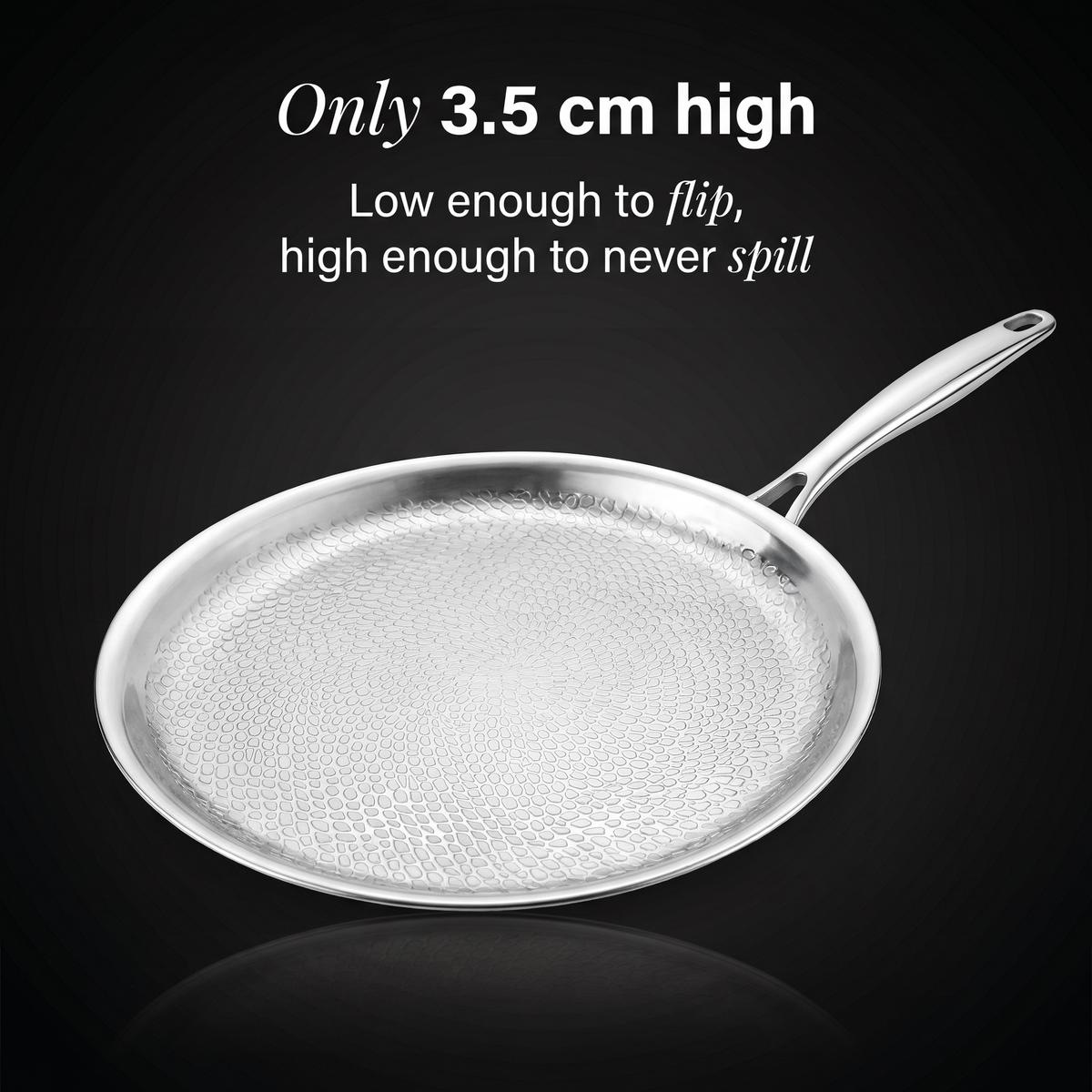 100% Pure Titanium Crepe Pan (11-Inch) — TITANOX®