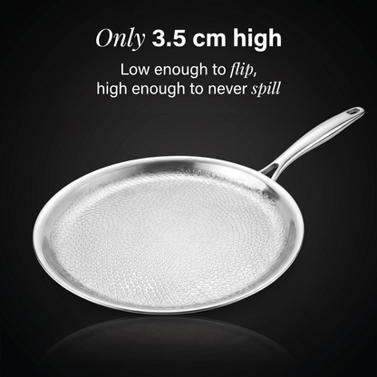 100% Pure Titanium Crepe Pan (11-Inch) — TITANOX®