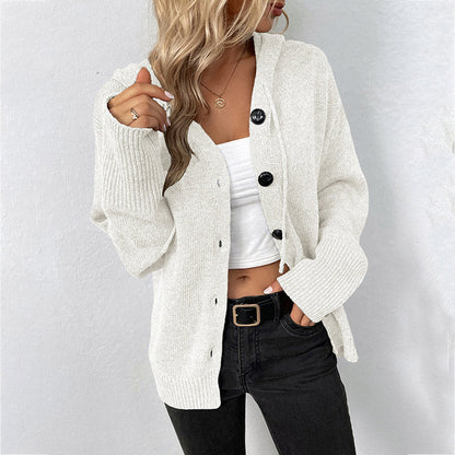 🏆LAST DAY SALE 50% OFF🔥Women's Autumn Knit Drawstring Hooded Coat