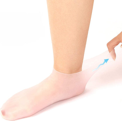 ✨ 50% OFF! Moisturizing Foot Mask Socks – Silicone gel locks in moisture, releases plant oils. Softens cracks & rough skin – wear with shoes for all‑day care! 🌿🧦