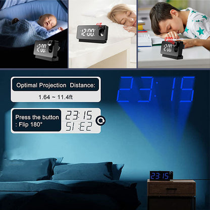 ⏳Limited-time 50% off⏰Smart Digital Projection Alarm Clock