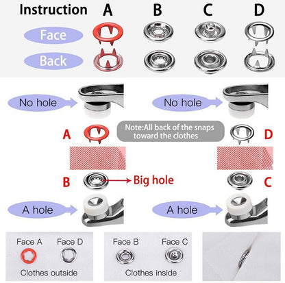 🧵 50% OFF! 🔘 DIY Button-Sewing Kit – Complete Toolkit, Easy to Use & Reinforces Your Clothes ✂️