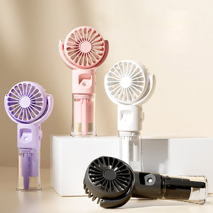 ❄️🌬️50% OFF !!!🌊Portable Rechargeable Handheld Misting Fan