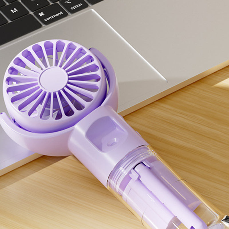 ❄️🌬️50% OFF !!!🌊Portable Rechargeable Handheld Misting Fan