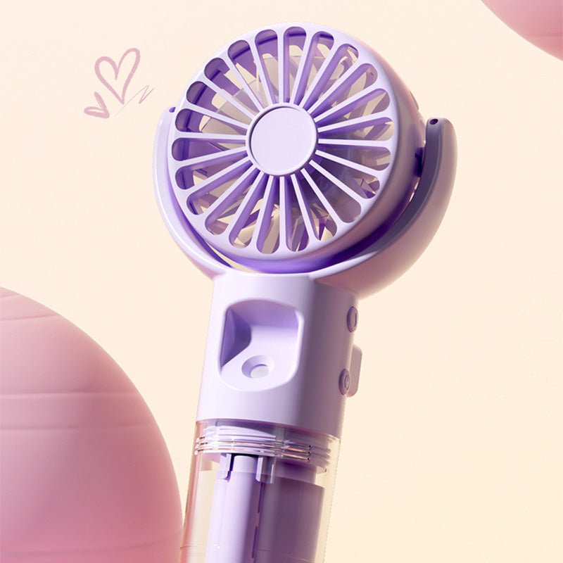 ❄️🌬️50% OFF !!!🌊Portable Rechargeable Handheld Misting Fan