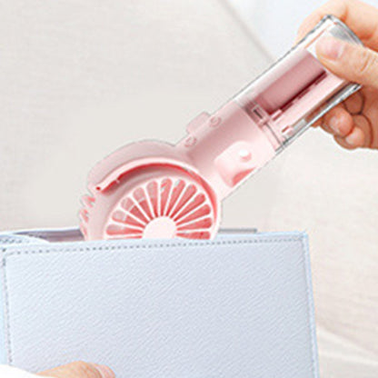 ❄️🌬️50% OFF !!!🌊Portable Rechargeable Handheld Misting Fan
