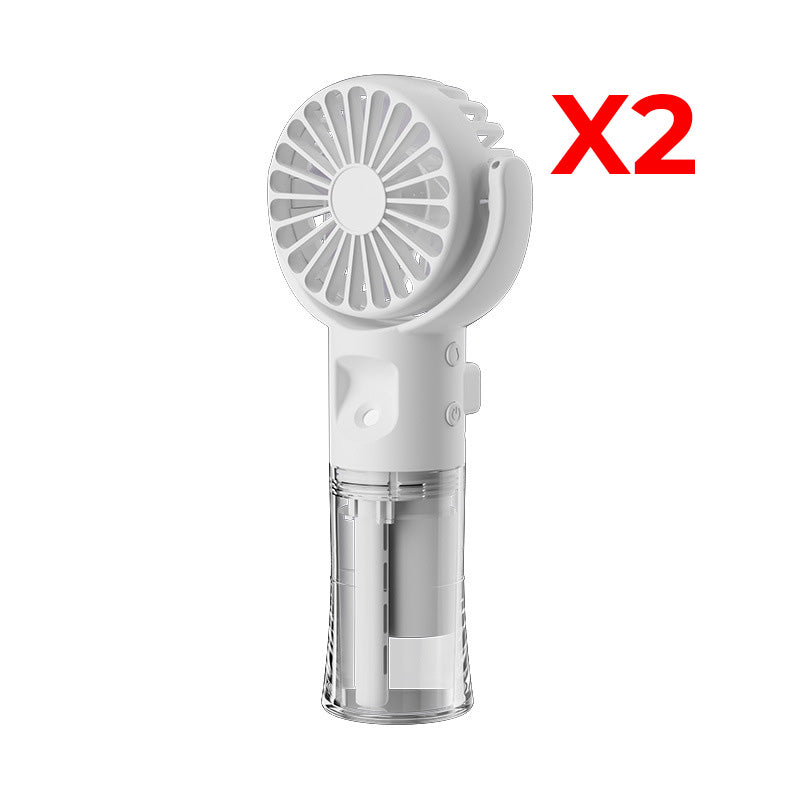 ❄️🌬️50% OFF !!!🌊Portable Rechargeable Handheld Misting Fan