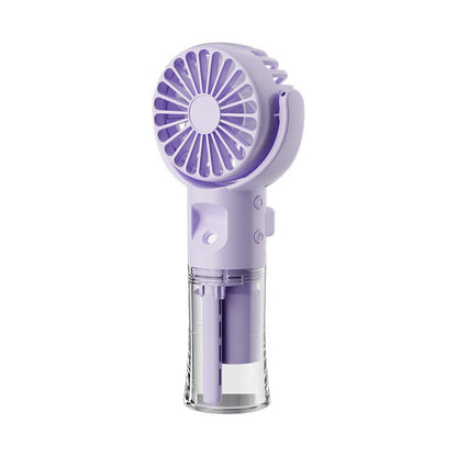 ❄️🌬️50% OFF !!!🌊Portable Rechargeable Handheld Misting Fan