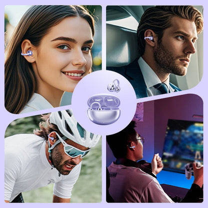 🎧 50% OFF NOW! 💎 Bluetooth 5.4 Clip-On Open Ear Earbuds – Noise cancelling & stereo sound – Perfect for sports, calls or travel – secure fit, long battery 🔋✨🏃‍♂️