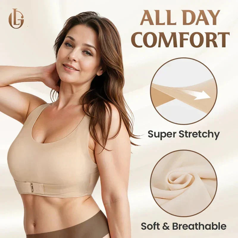 ⏳LAST DAY SALE ONLY 8.99!!⚡AlignLift Posture-Perfect Wireless Bra – All-Day Comfort, Breathable & Summer-Ready 💕