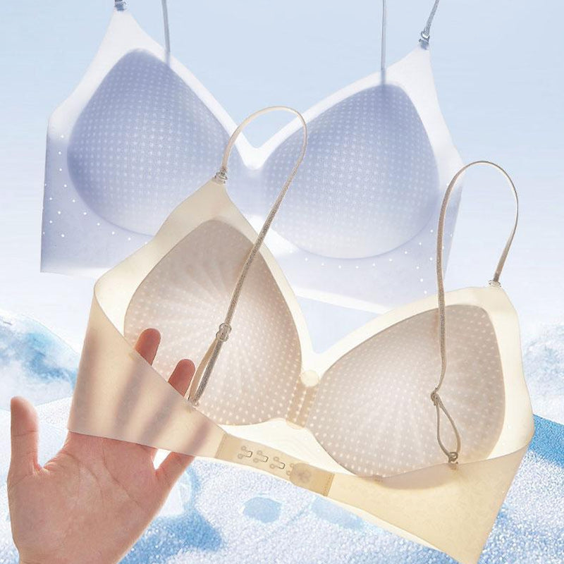 Women's Seamless Wireless Bra with Convertible Straps