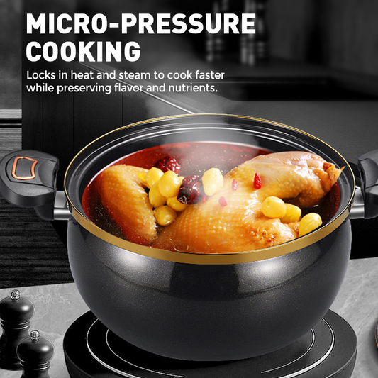 🔥Large Capacity Micro-Pressure Enamel Soup Pot