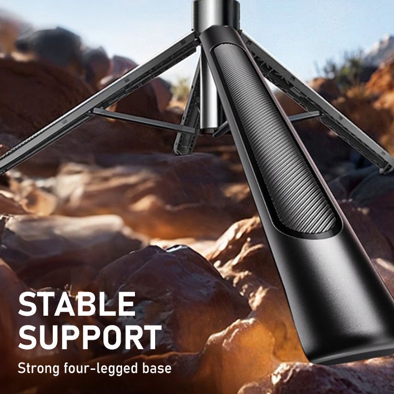 📱 50% OFF!! 4-legged selfie stick – one-button pop-up, extends to 180cm, stable on any surface! ✨🎥