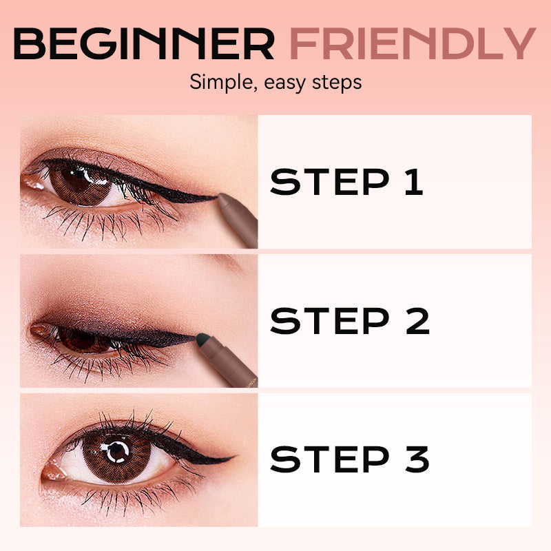 2-In-1 Eyeshadow Liner with Blending Brush